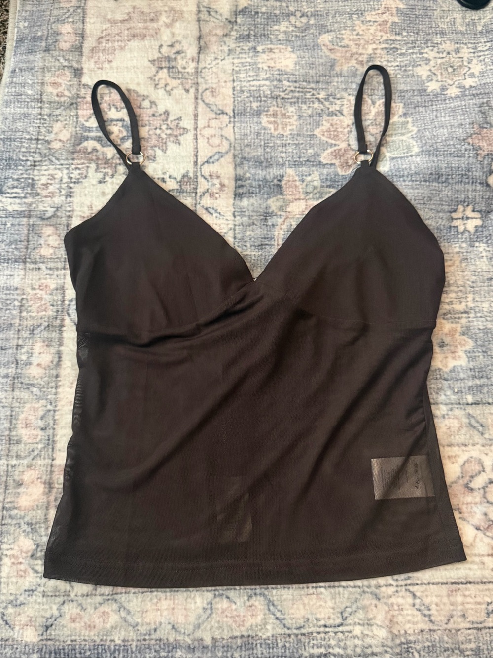 White Fox Boutique Black V-Neck Camisole Tank